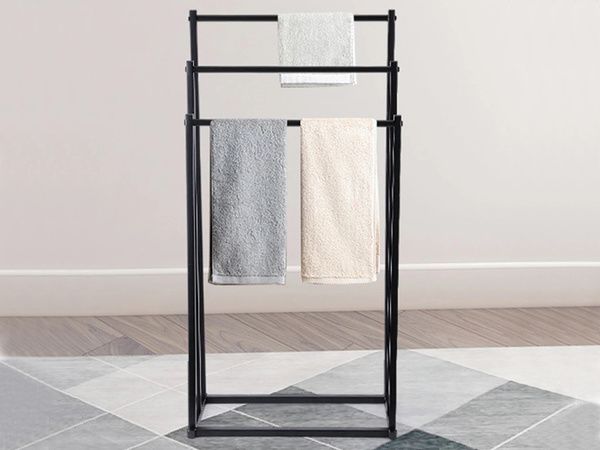 Porte-serviettes de salle de bain loft porte-serviettes en métal pour salle de bain séchoir
