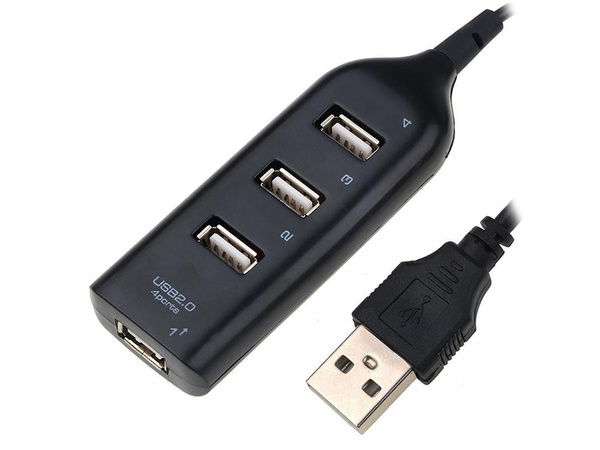 Hub usb rozdzielacz na 4 porty rozgałęźnik usb 2.0