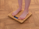 180kg elektronická bambusová digitální váha lcd teplotní váha