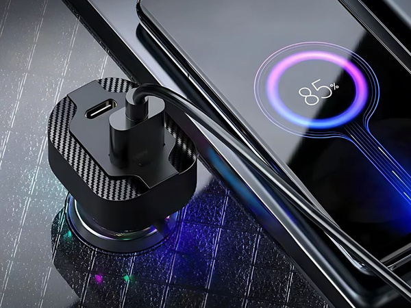 Gyors autós töltő usb-c 30w és usb-a 15w szivargyújtó aljzathoz