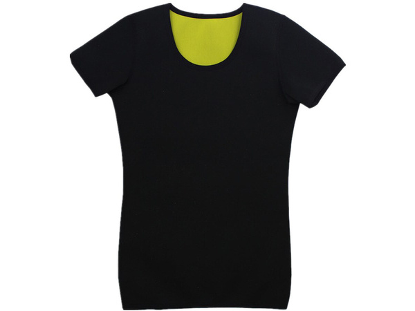 Camiseta fitness neopreno manga corta mujer