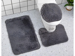 Bathroom mats set of 3 parts 3in1 anti-slip fast drying