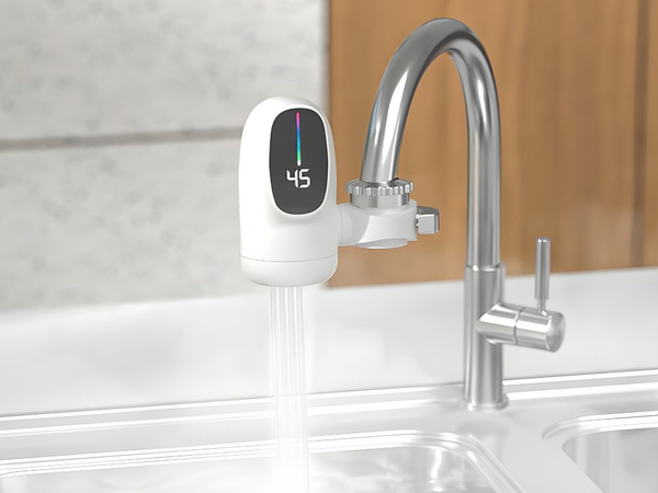 Boiler electric pentru robinet lcd 3000w instantaneu cu afișaj