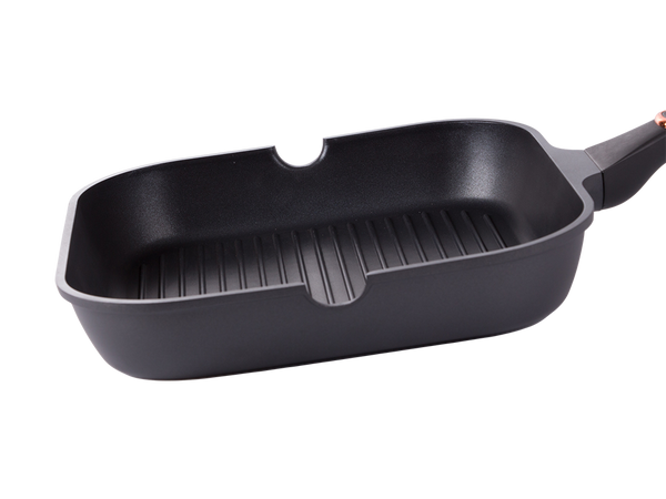 Grilovací pánev indukční nepřilnavá 28cm