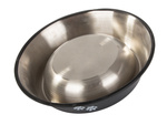 Gamelle antidérapante en métal pour chiens, grande 1l