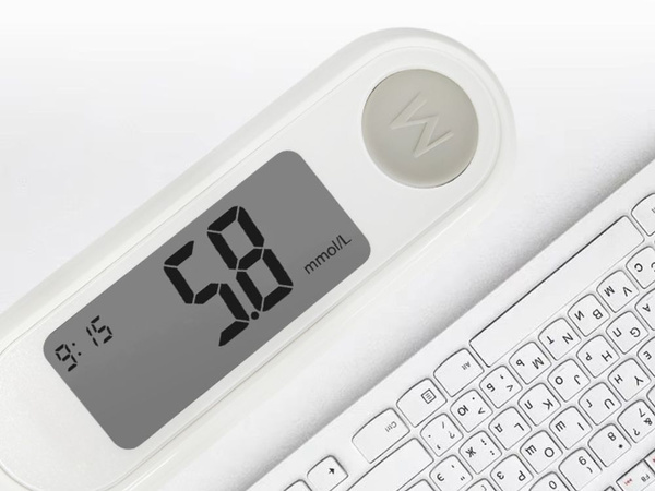 Skaitmeninis gliukozimetras lcd rinkinys 50 juostelių 50 lancetų cukraus kiekio kraujyje tyrimas
