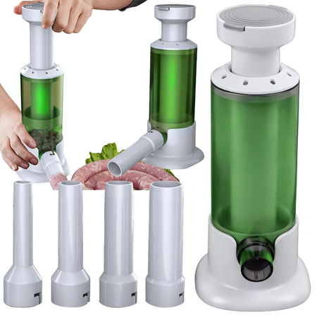 Handwurstfüller mit 4 spitzen vertikale spritzmaschine