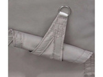 Vela de sombra impermeable de jardín 3x2m gris rectángulo toldo