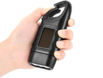 DYNAMO SOLAR TORCH 3 LED KINETIC HAND CRANK CLIP