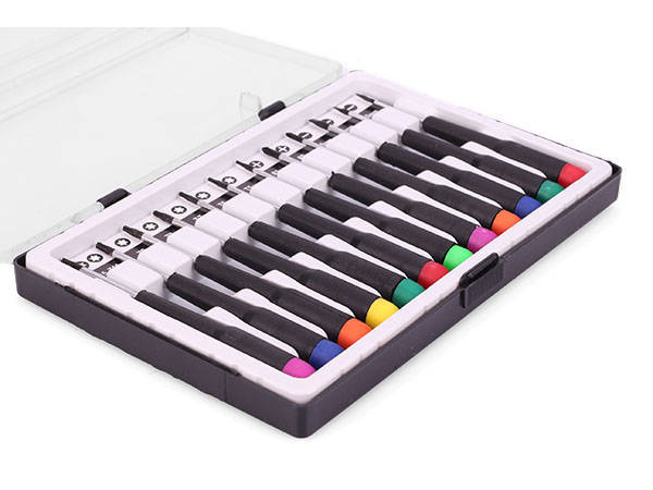 Presné skrutkovače torx 12 ks + puzdro na skrutkovače