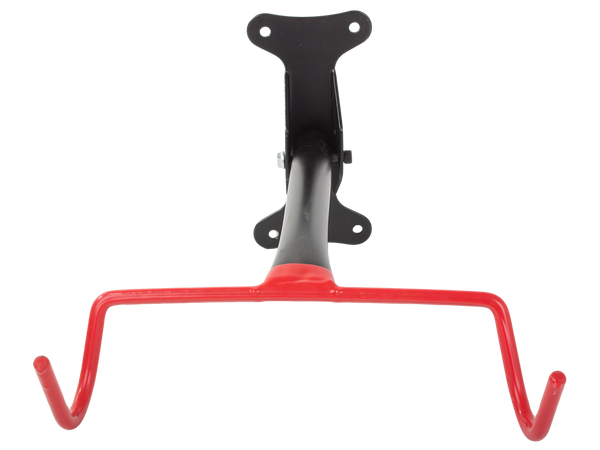 Bicycle rack wall bracket 2 hooks