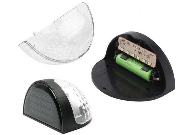 Saules laterna sienas lampa krēslas sensors rezultātā fasādes dārza lampa