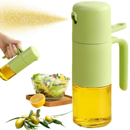 Pulverizador para aceite, aceite de oliva y vinagre, dosificador en spray, 210 ml, pulverizador de vidrio