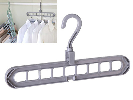Wardrobe organiser clothes rack multifunctional 2 pieces