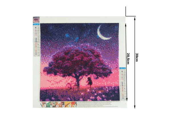 Diamantová výšivka stromu sada diamantové malby