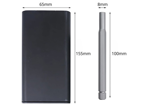 Sada přesných šroubovacích bitů magnetické bity 24 bitů + kufřík