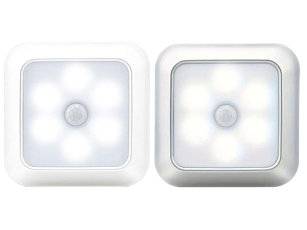 Self-adhesive motion detector staircase night light led