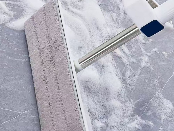 Mop plat din microfibră cu storcător, găleată pliabilă, nepliabilă pentru podele