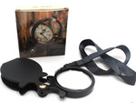 Lupa pliabilă de buzunar mini caz lanyard