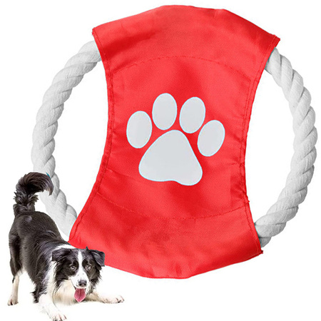 Hundespielzeug kauen tug seil frisbee scheibe
