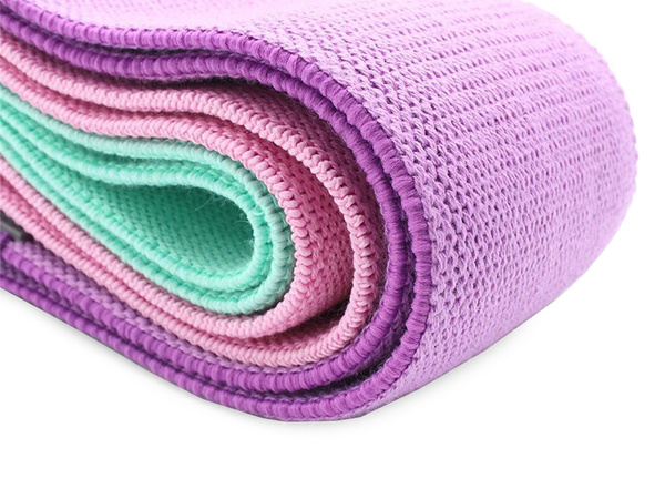 Set of 3 elastic bands for exercise