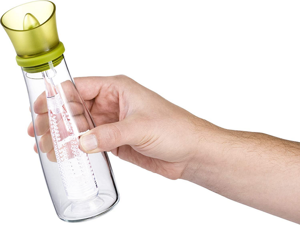 Öl- und essigflasche glasspender mit kräuterspender 0,5l