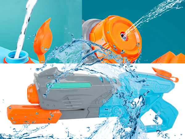 Pistola de agua rifle armas de fuego pistola de agua gran lanzador para niños bomba