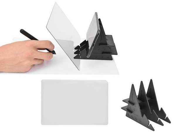 Dibujo óptico cuaderno de dibujo proyector papel de calco dibujo desde un teléfono