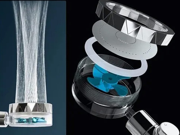 COMBINÉ DE DOUCHE AVEC FILTRE TURBINE VENTILATEUR DE REMPLACEMENT DOUCHE