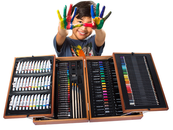 Set artă pictură caz lemn 174