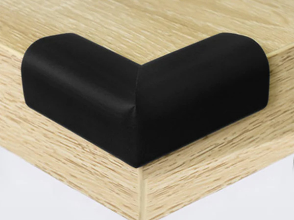 Furniture corner surface for furniture channels black stickers x4
