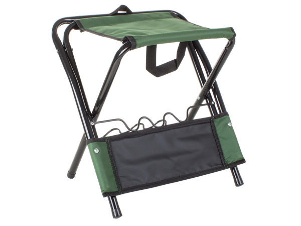 Fishing chair backrest with rod holder