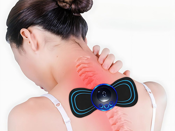 Electrostimulator for abdominal neck muscles mini ems massager 19 levels