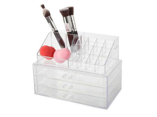 Organisateur de coffrets pour cosmétiques bijoux montres