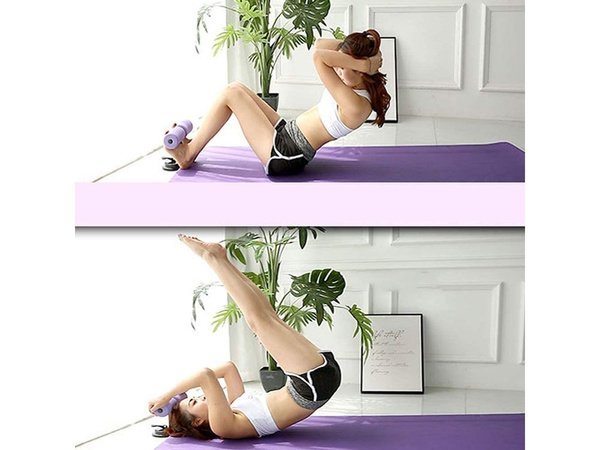 Soporte de piernas para ejercicios abdominales ventosa