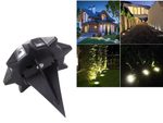 Garden lamp solar panel ground lamp with dusk sensor driven in