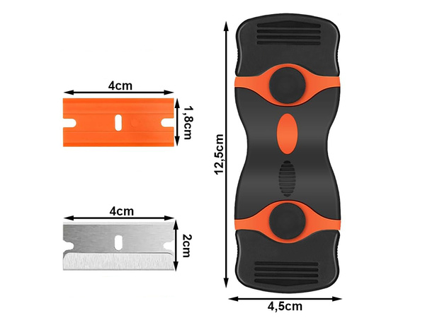 Scraper for induction hob ceramic glass scraper for grout blades