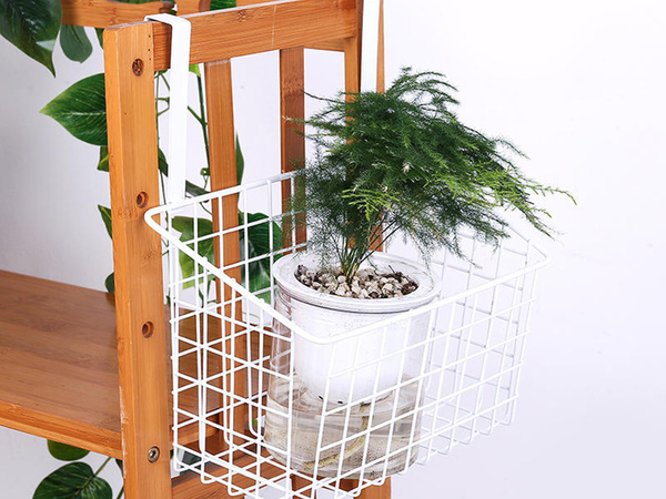 Panier métal organisateur de porte étagère de cuisine suspendue