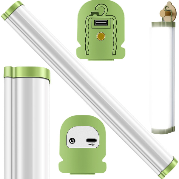 Vadovaujama dirbtuvių lempa su magnetiniu kabliu universalus įkraunamas akumuliatorius powerbank