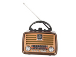 Retro kuchyňské mobilní rádio fm am bluetooth usb dobíjecí anténa