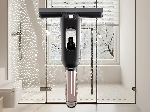 Mini mop à main avec réservoir d'eau et laveuse pour fenêtres sols meubles verre