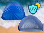 Liela pludmales telts pašnolokāma uv dārza aizsegs