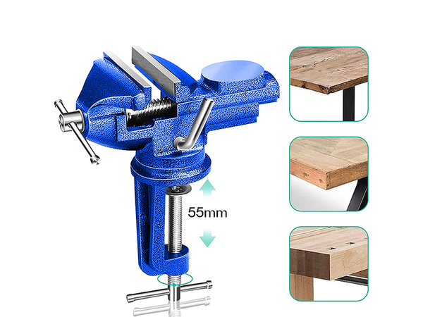 Rotary cast iron iron workbench vice