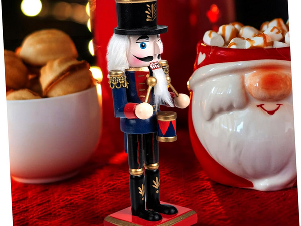 Figurine de noël décorative en bois de soldat casse-noisette cadeau