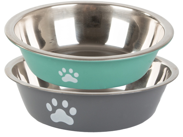 Bol en métal antiglisse pour chien 150ml