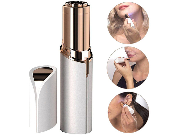 Facial epilator shaver body trimmer led