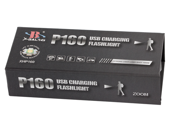 Latarka taktyczna wojskowa bailong led cree xhp160