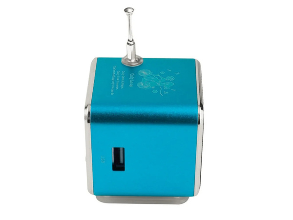 Haut-parleur sans fil portable mini radio fm led bluetooth mobile microsd