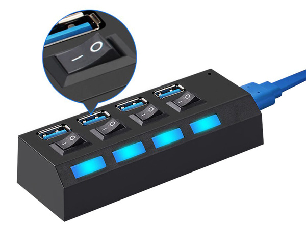 Razdelilnik vozlišče usb razdelilnik vrat 4x usb 3.0