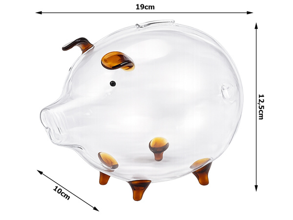 GRANDE TIRELIRE COCHON MARRON (36)